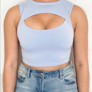 Cut Out Crop Top